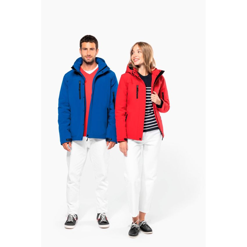 Parka softshell matelassée avec capuche