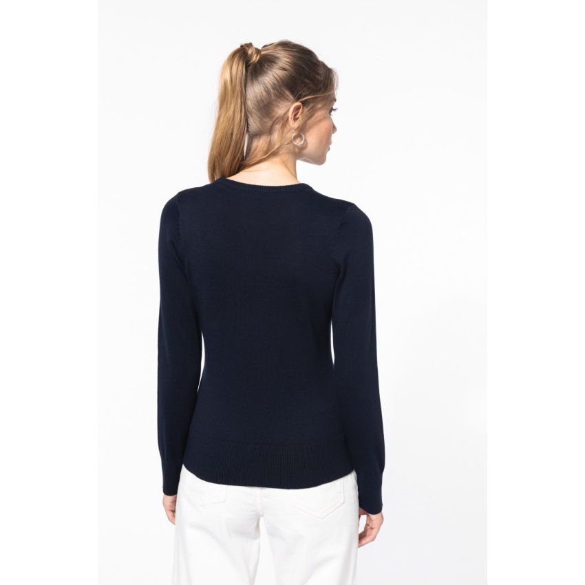Pull femme col rond