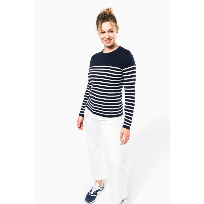 Pull marin pour femme