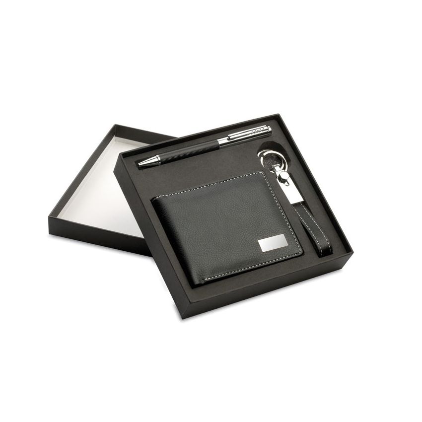Set stylo-bille porte-clés