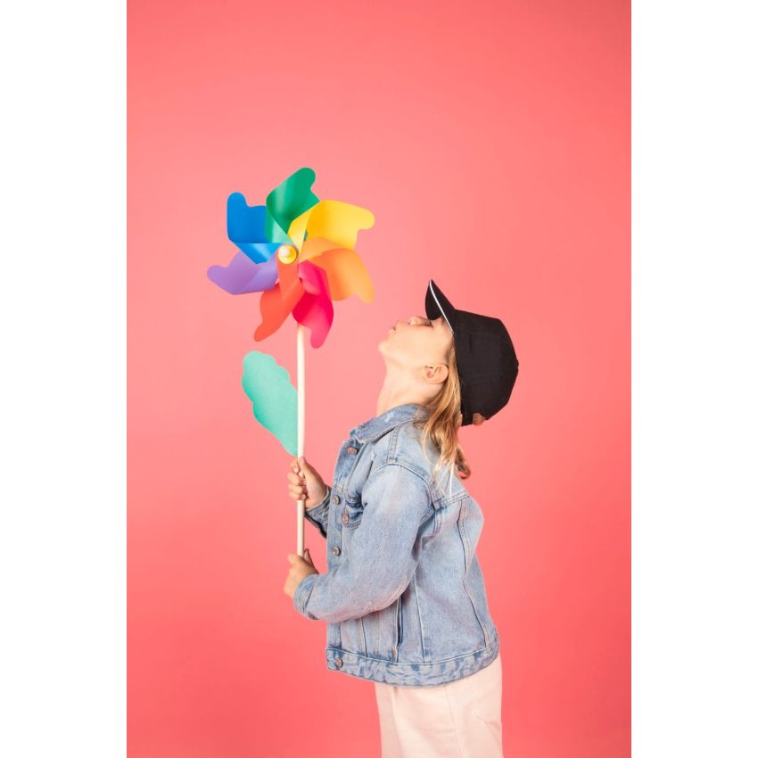 Casquette enfant avec sandwich contrasté 5 panneaux