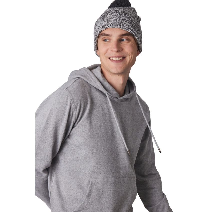 Bonnet à pompon avec revers