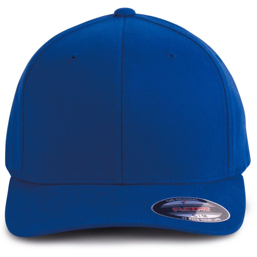 Casquette Flexfit en coton brossé - 6 panneaux