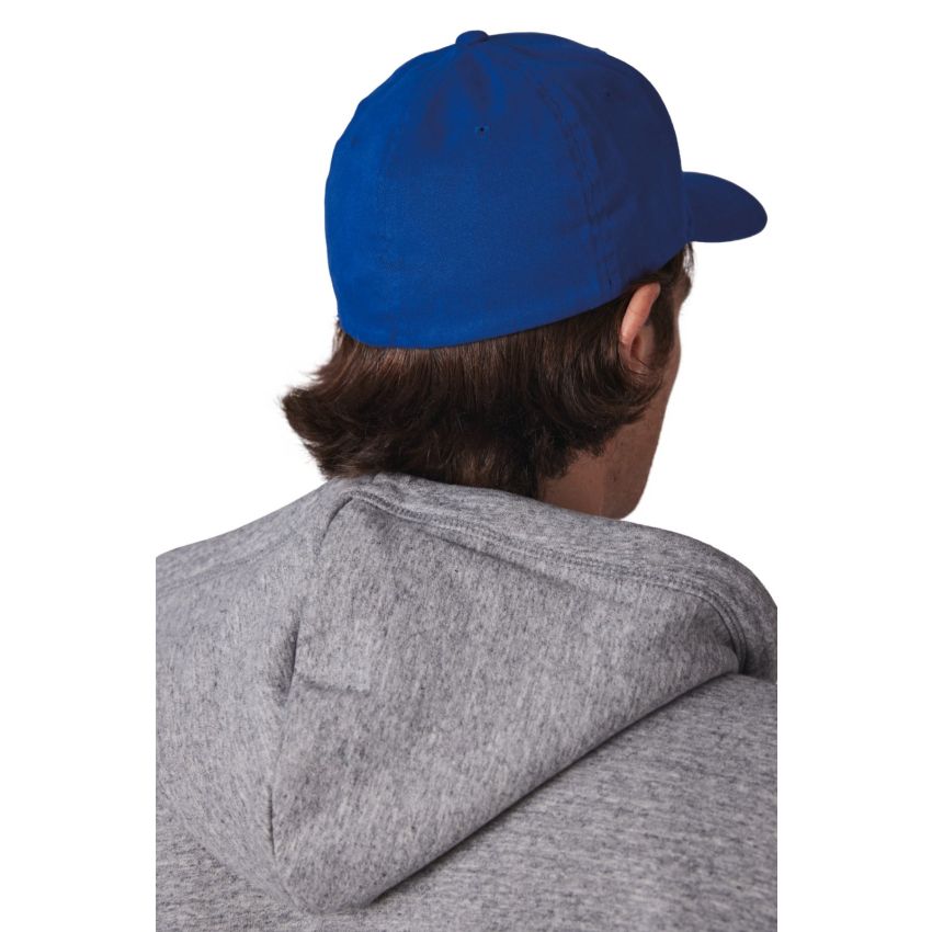 Casquette Flexfit en coton brossé - 6 panneaux