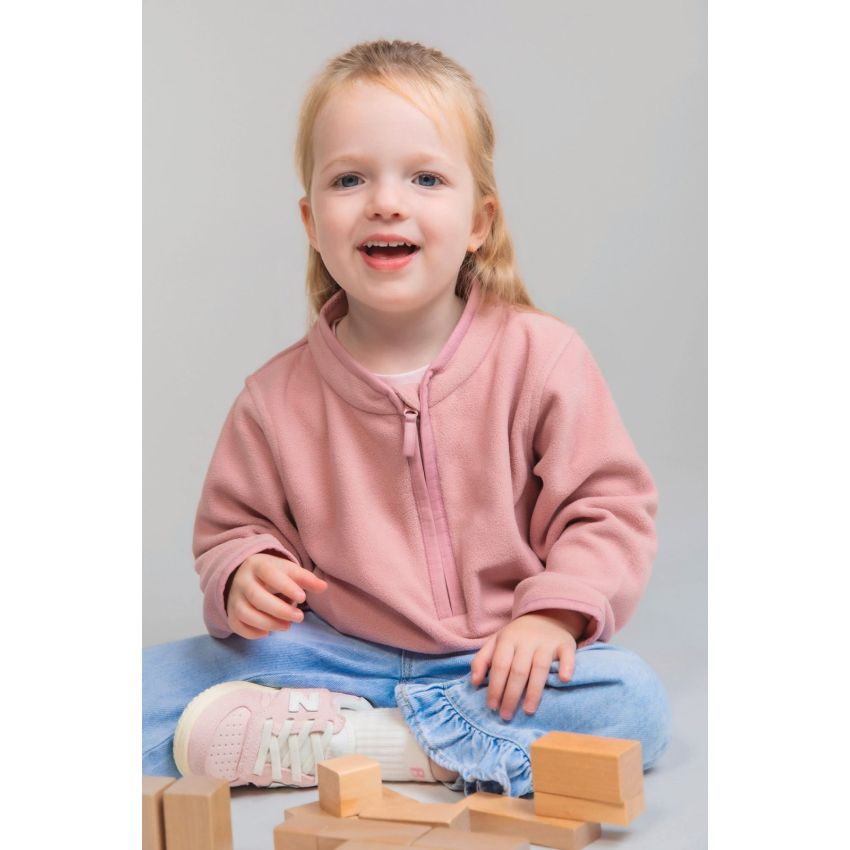 Polaire enfant à demi-zip