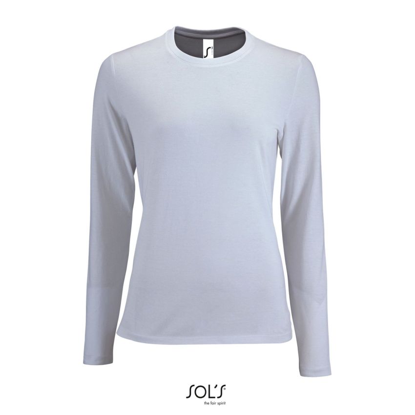 T-SHIRT SOL'S Imperial Manches Longues FEMME