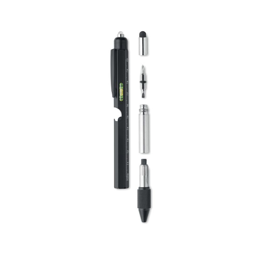 Stylo niveau à bulle avec règle