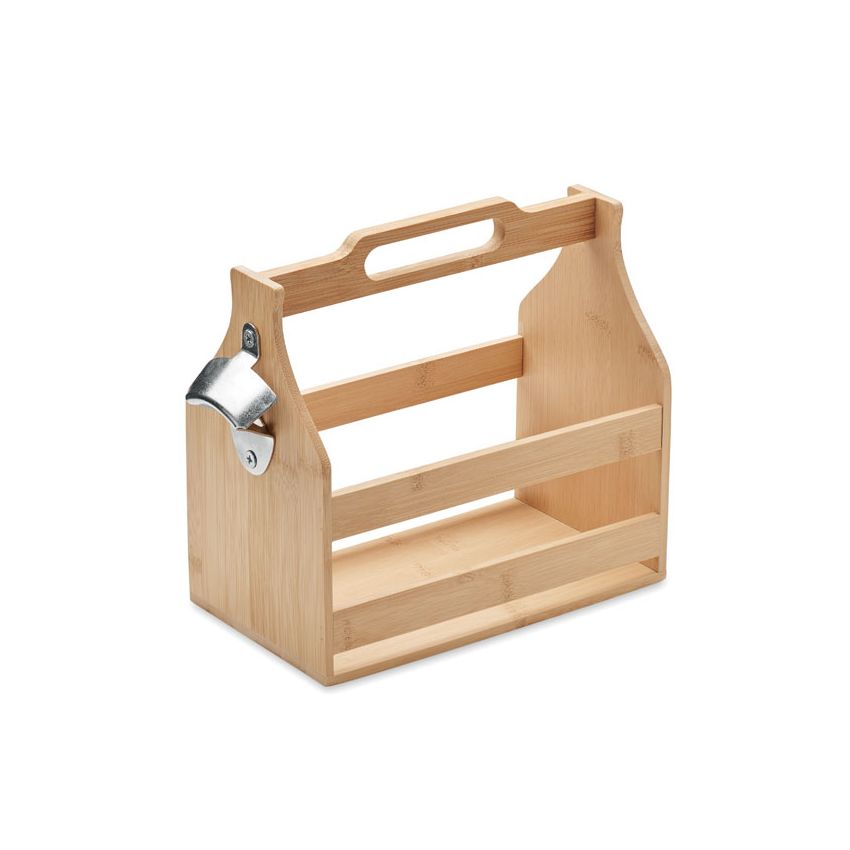Boîte pour 6 bières en bambou