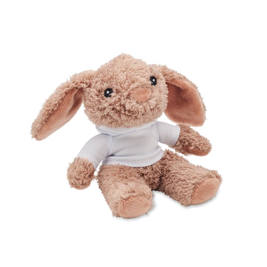 Lapin en peluche avec capuche