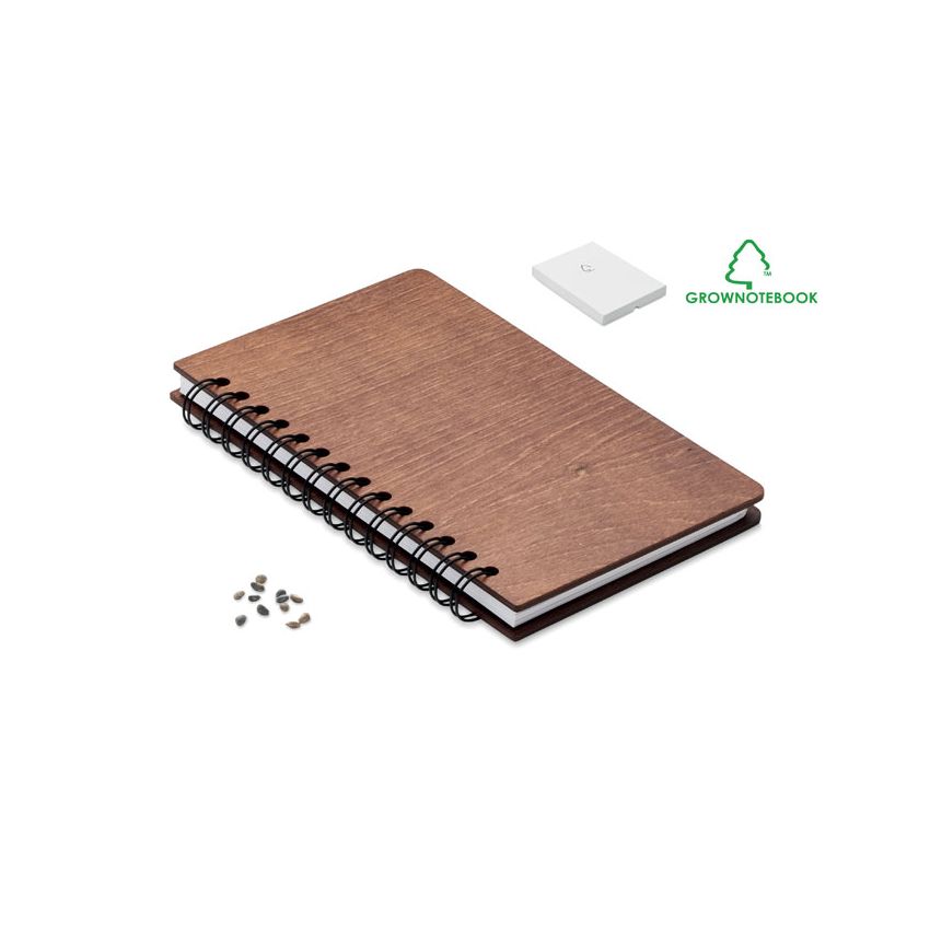 Carnet A5 GROWBOOK™ en bouleau