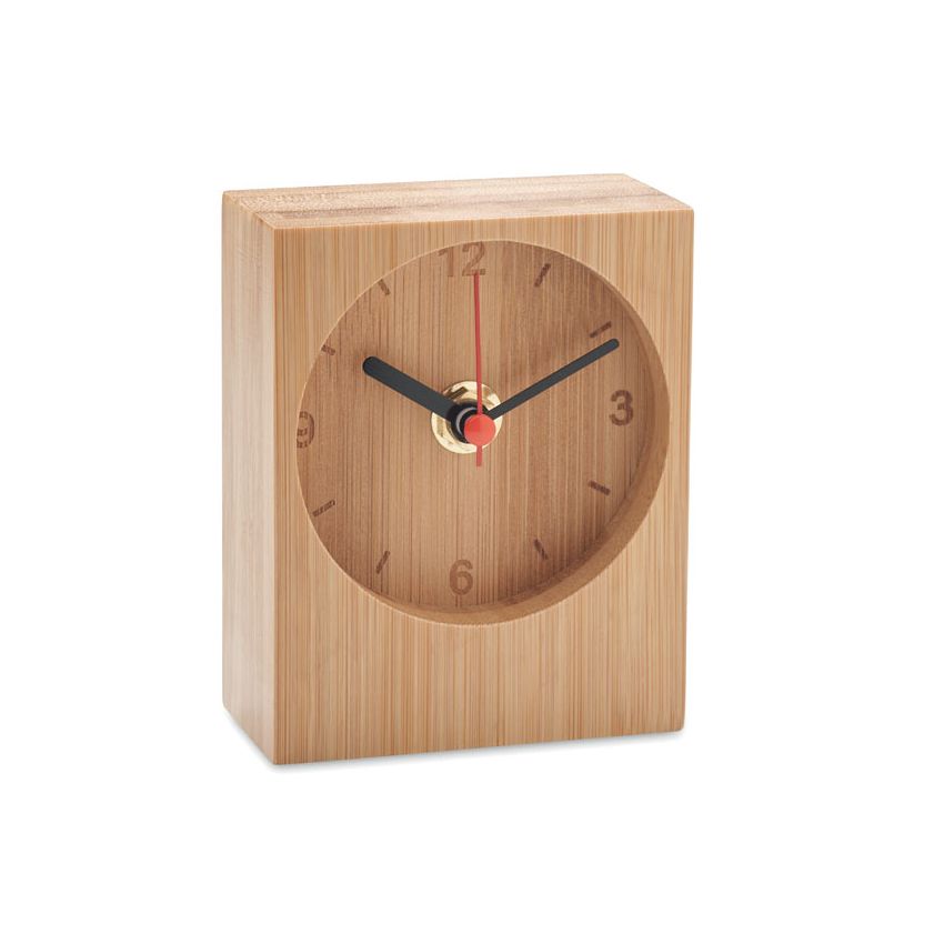 Pendule de table en bambou