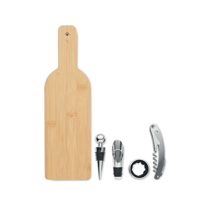 Set de vin en forme de bouteille