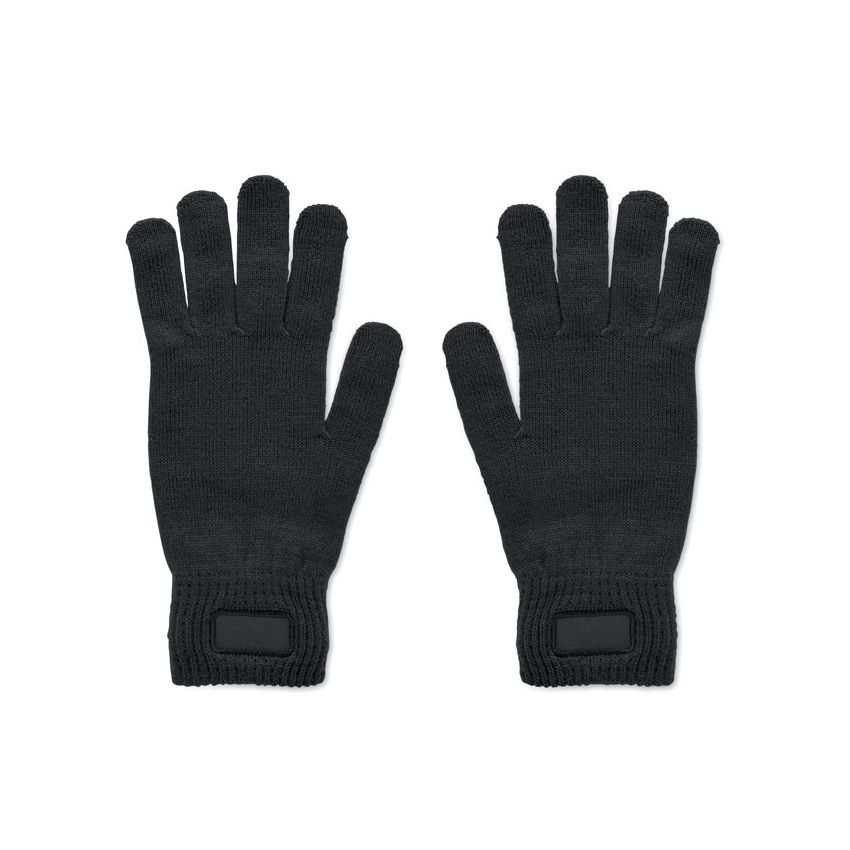 Gants en maille en RPET