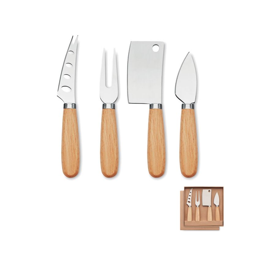 Ensemble de 4 couteaux à fromage