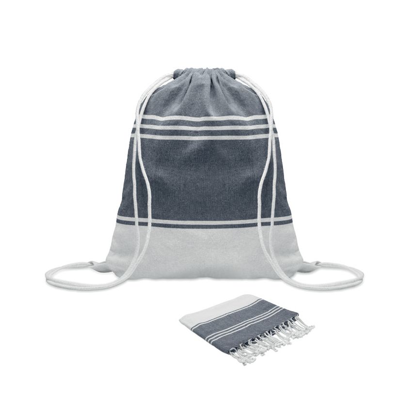 Serviette de plage avec sac
