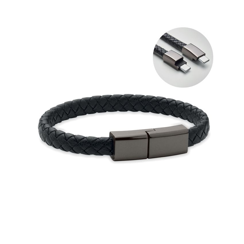 Câble bracelet tressé type C