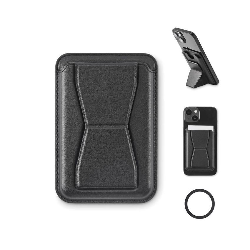 Porte-cartes magnétique en PU