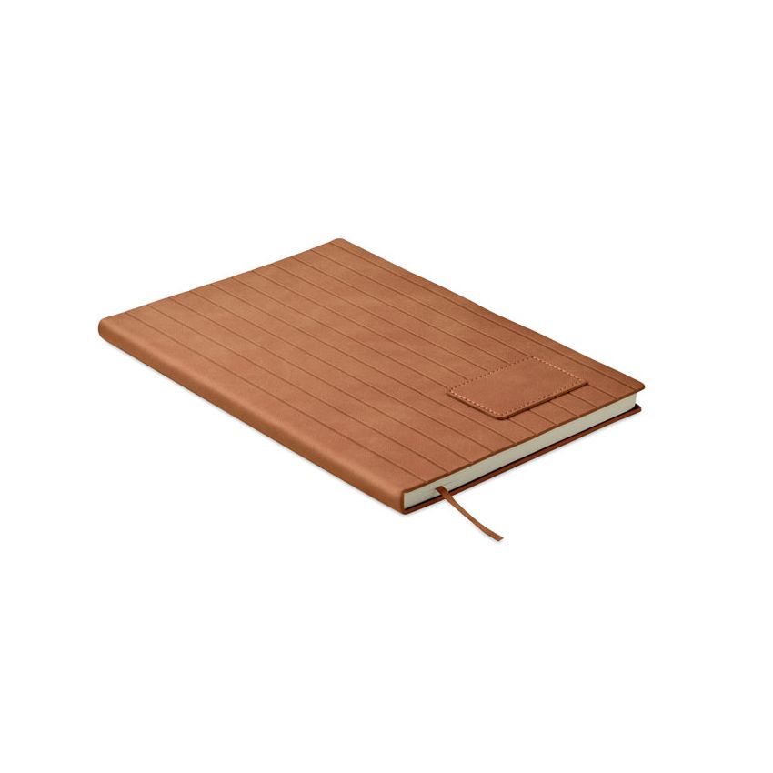 Bloc-notes A5 en PU fumé