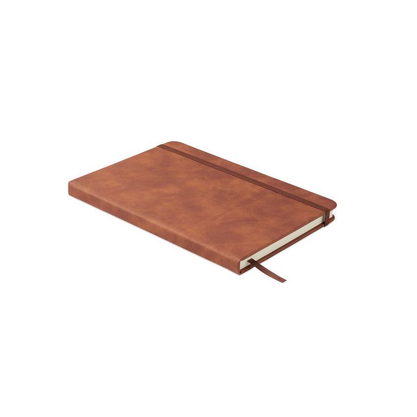 Bloc-notes A5 en PU fumé