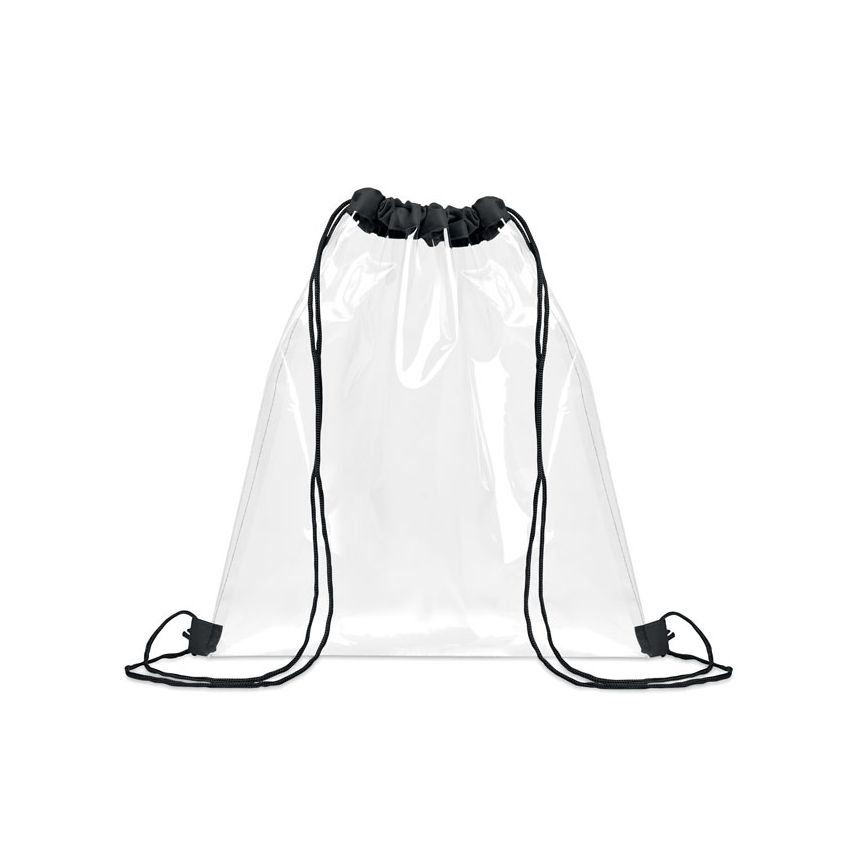 Sac transparent avec cordon