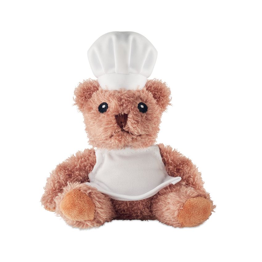 Ours en peluche cuisinier