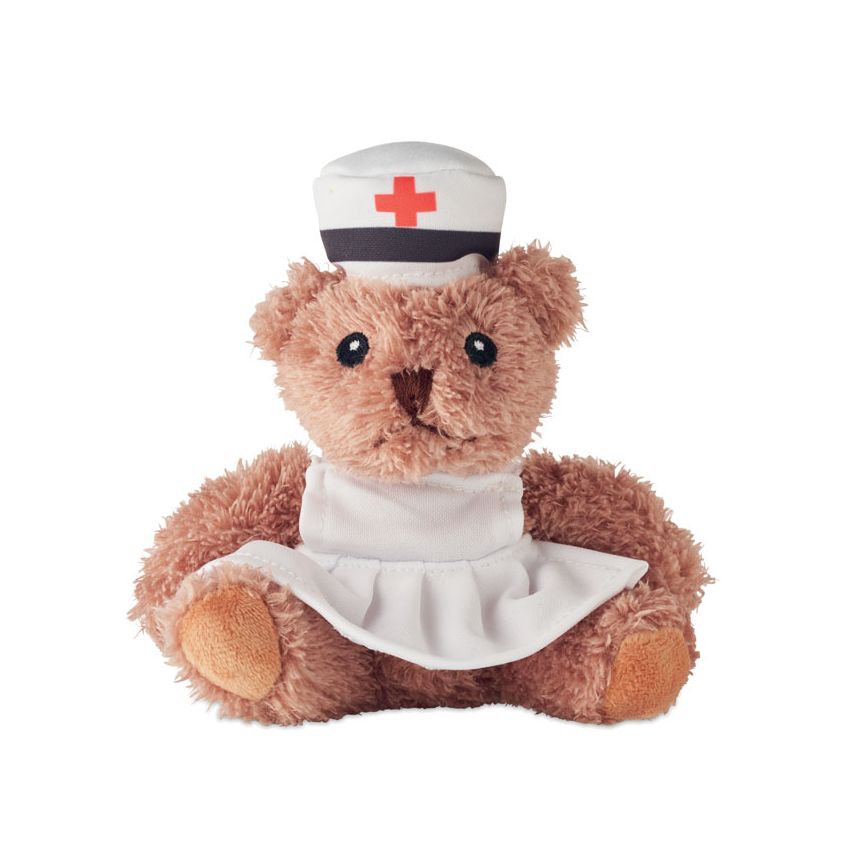 Ourse en peluche infirmière