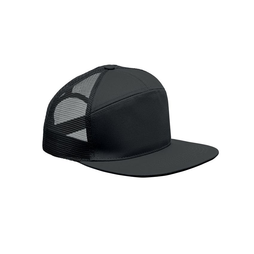 Casquette à visière plate 7 panneaux