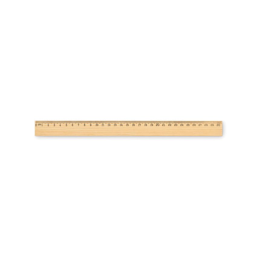 Règle en bois 30 cm