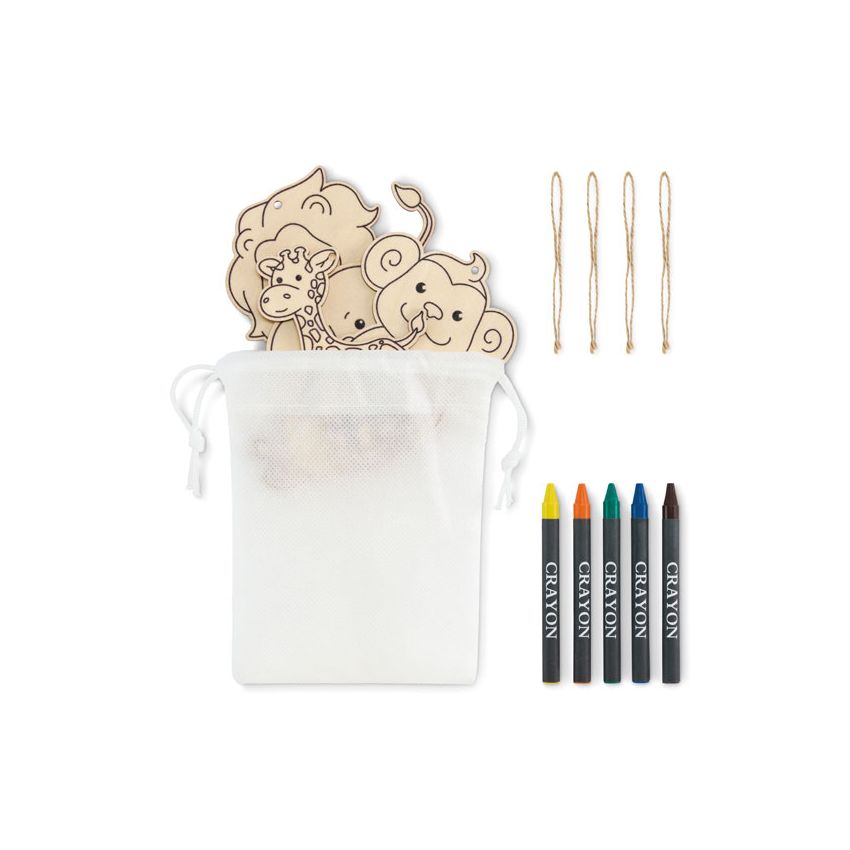 Ensemble de peinture sur bois