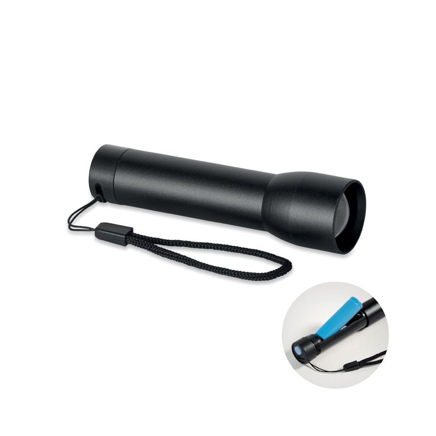 Lampe torche rechargeable en aluminium