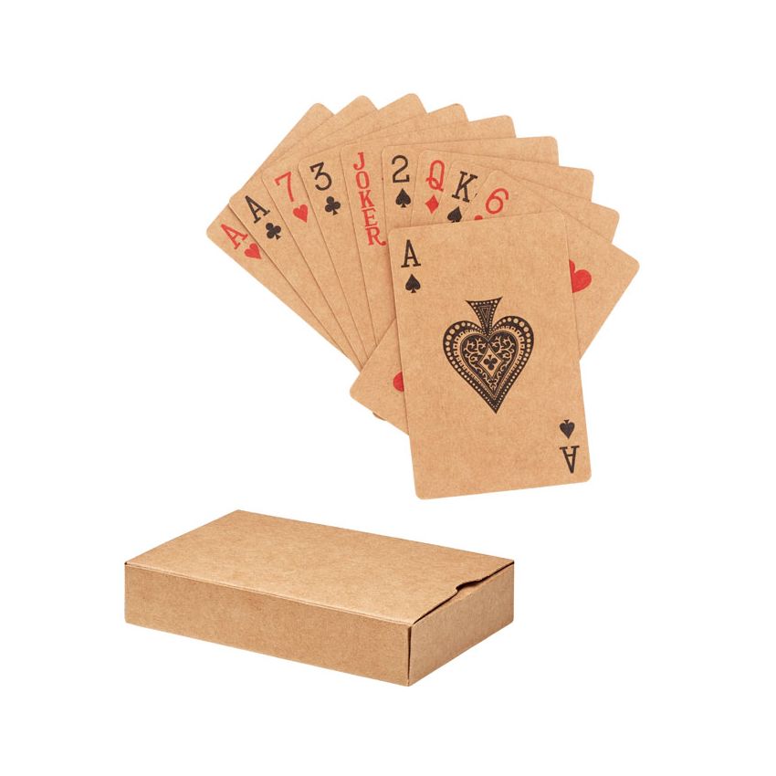 Cartes à jouer en papier recyclé