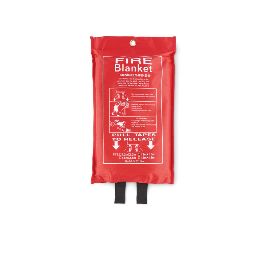 Couverture anti-feu en sac PVC