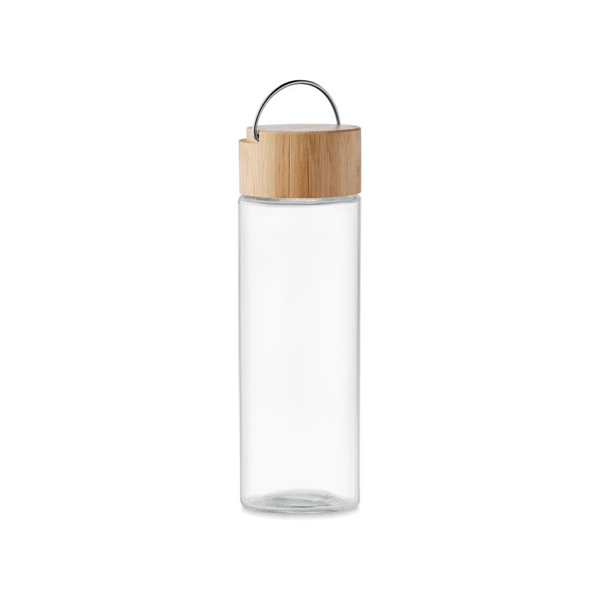 Bouteille 500 ml, bouchon en bambou