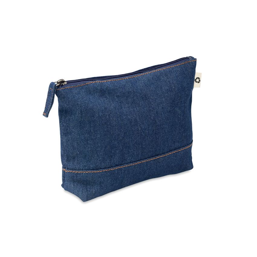 Trousse de maquillage en denim