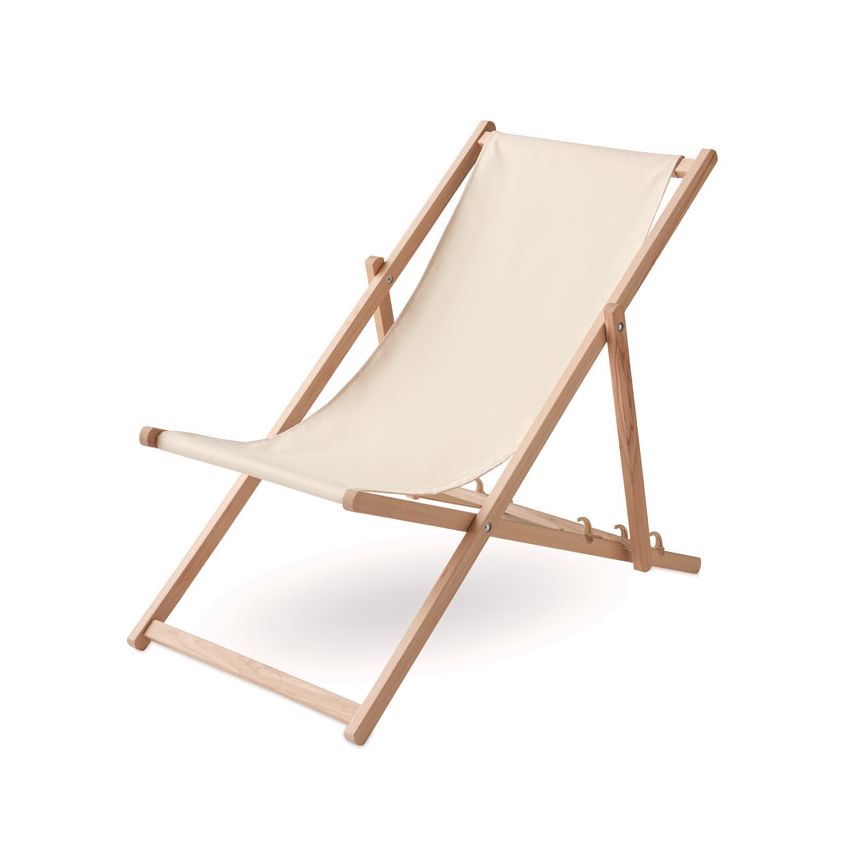 Chaise de plage en bois