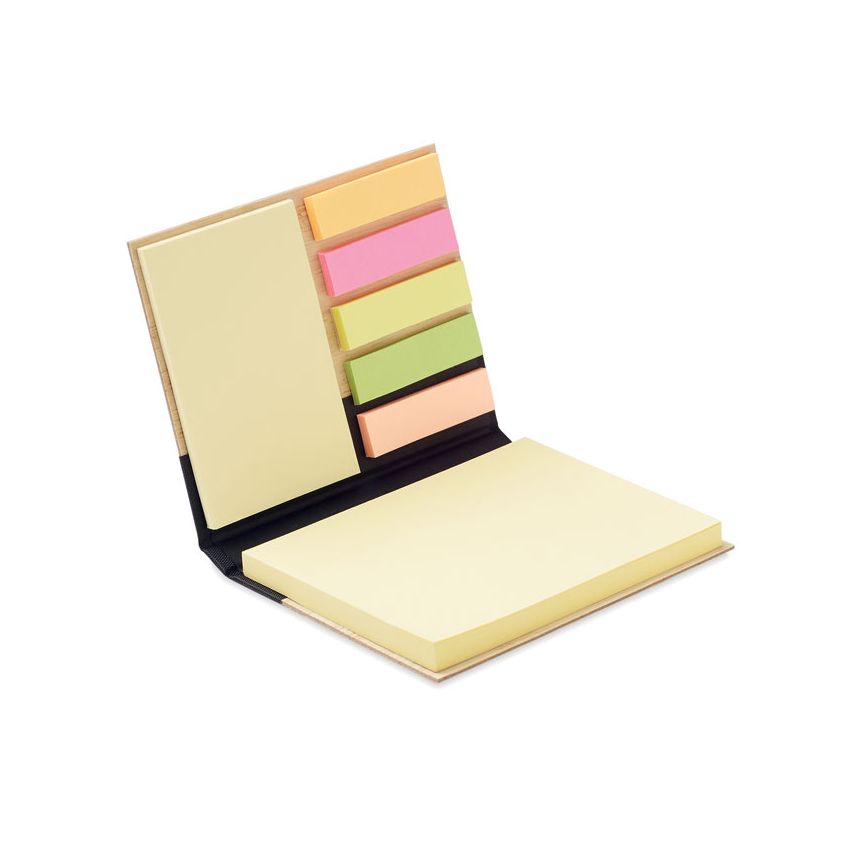 Set de notes autocollantes en bambou