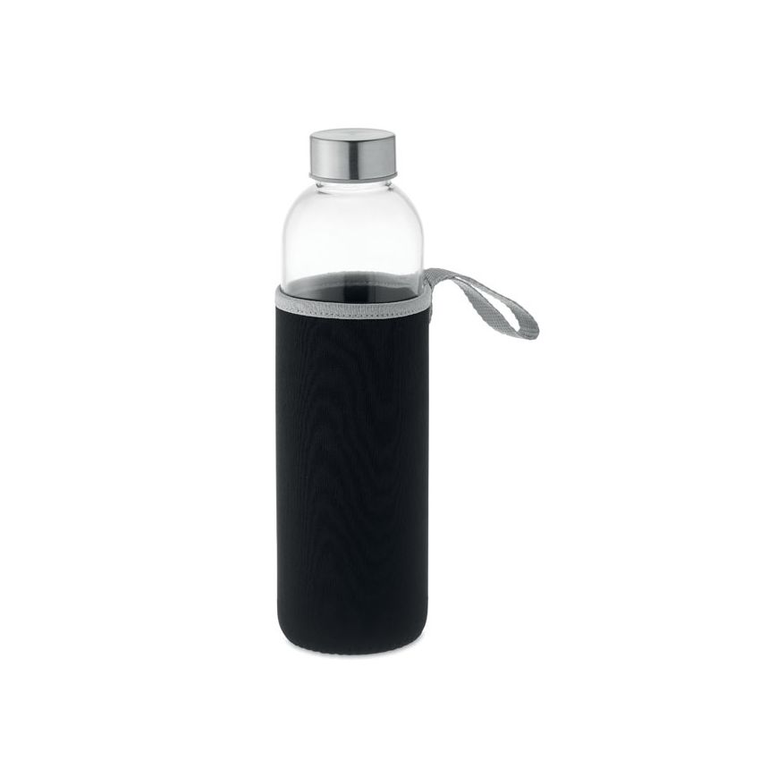 Bouteille en verre avec housse 750 ml