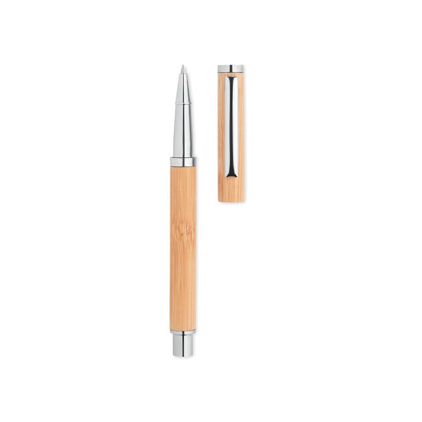 Stylo gel en bambou
