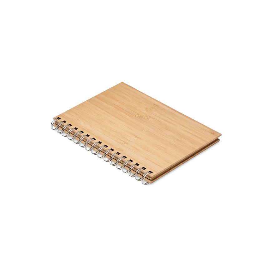 Bloc-notes en bambou spirale A5