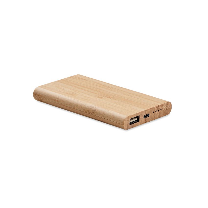 Batterie externe en bambou 4000 mAh