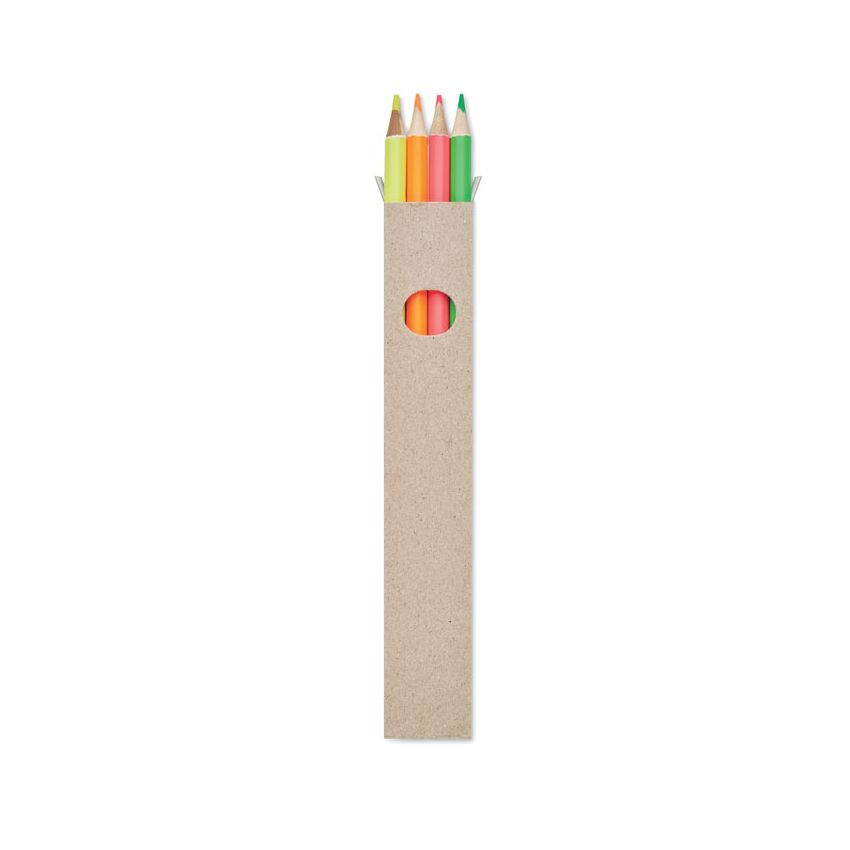 Boîte de 4 crayons de couleur