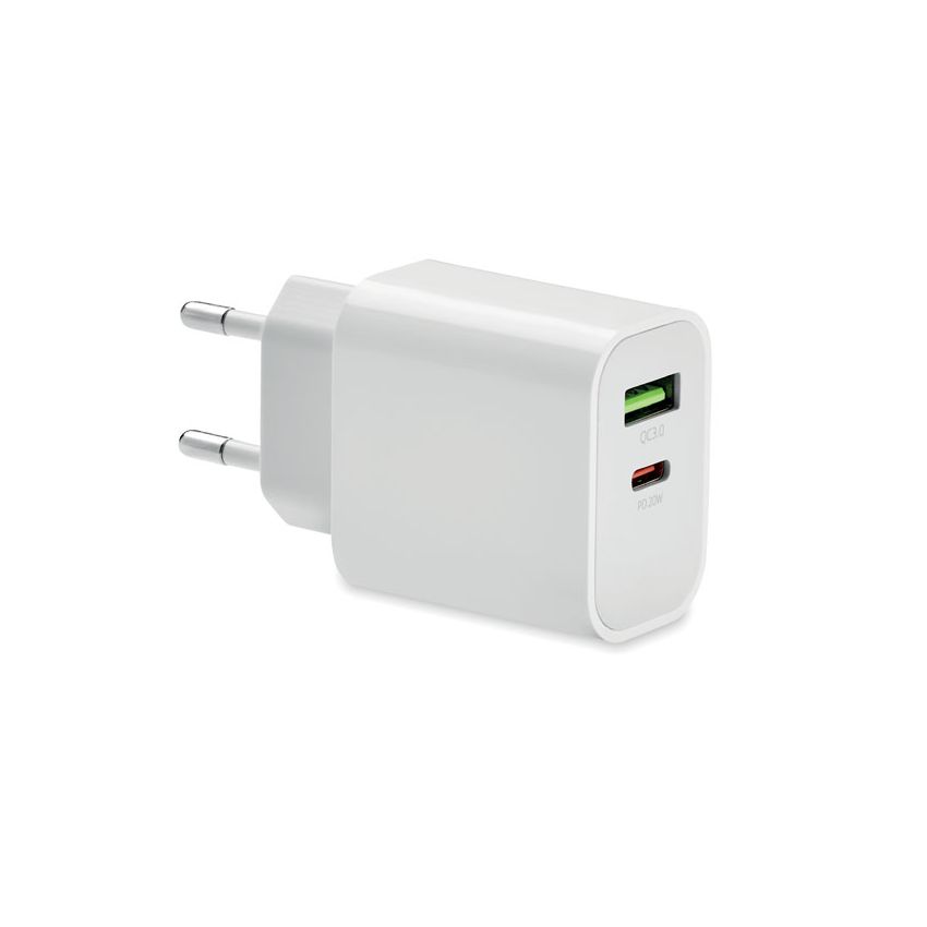 Chargeur USB 18W 2 ports UE