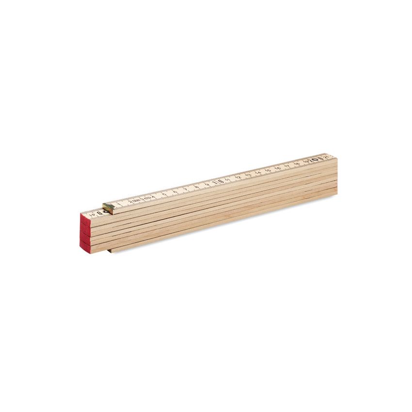 Règle de menuisier en bois 2 m