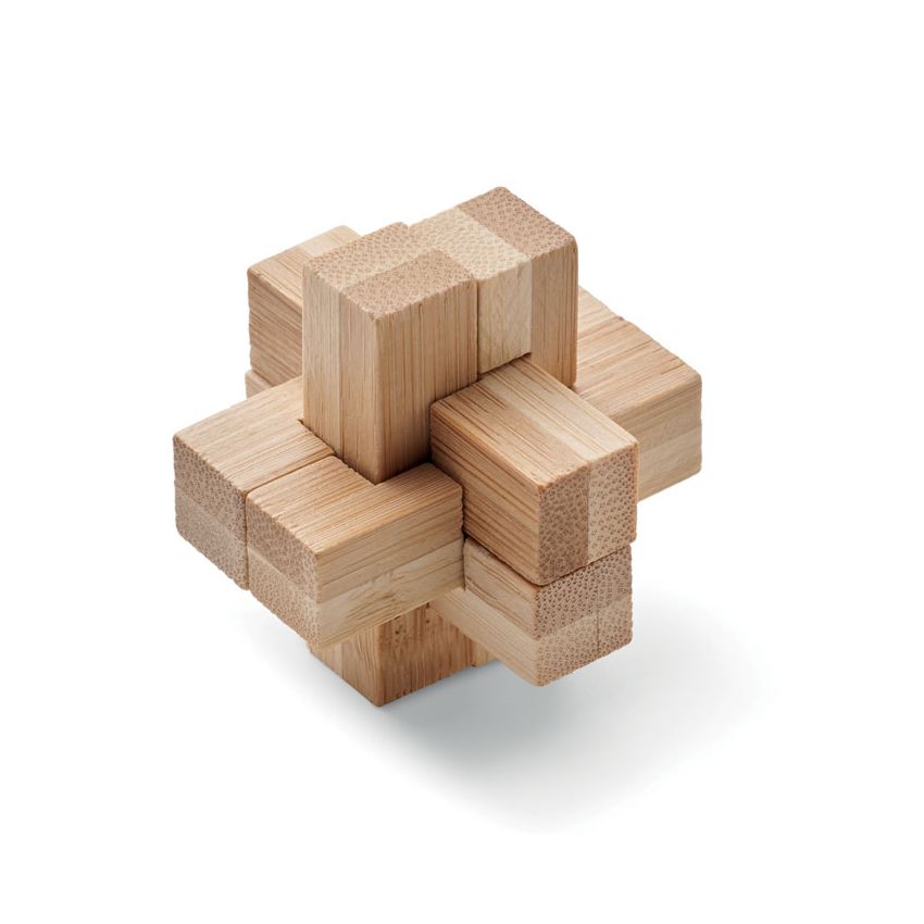 Puzzle en bambou