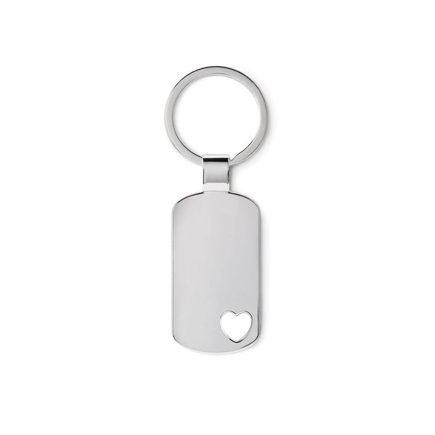 Porte-clés avec détail de cœur
