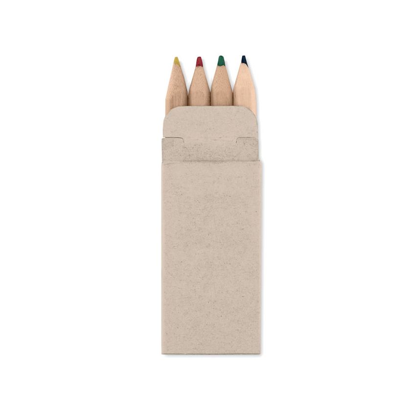 Mini set de 4 crayons de couleur