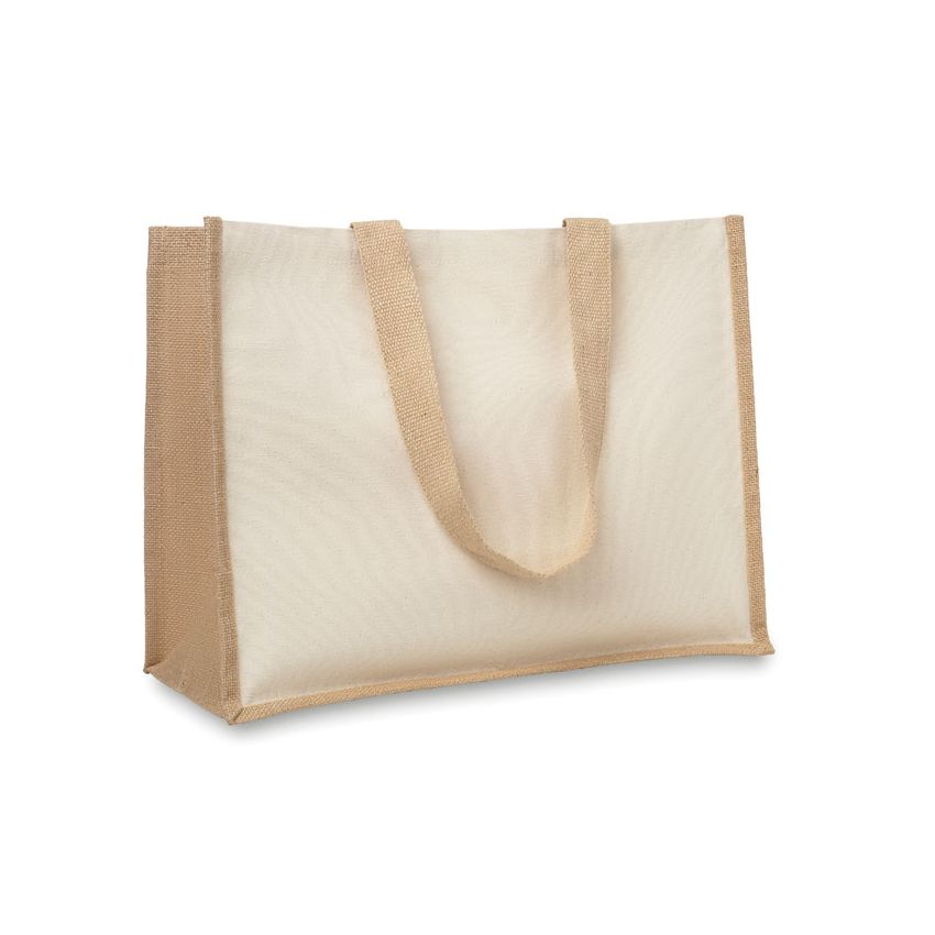 Sacs de courses en tissu et en jute