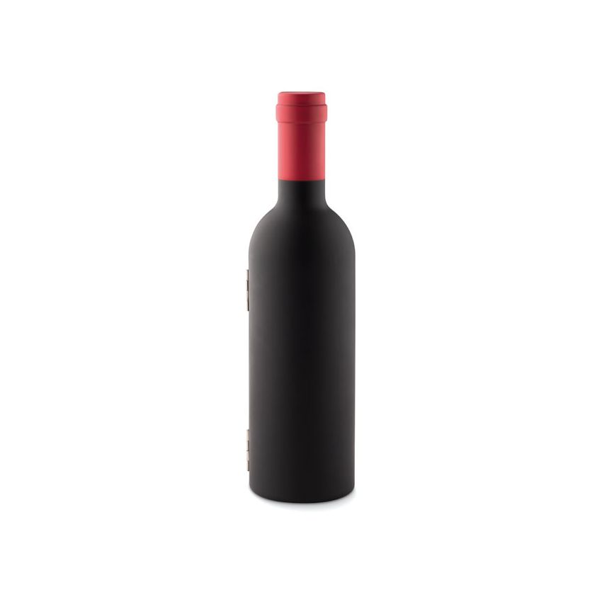 Coffret à vin avec bouteille
