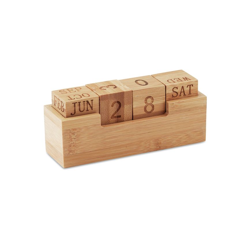 Calendrier en bambou