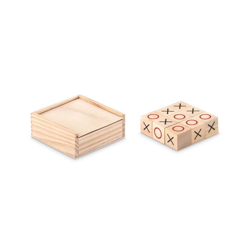 Jeu du morpion en bois